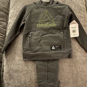 Reebok Kids Charcoal Joggers